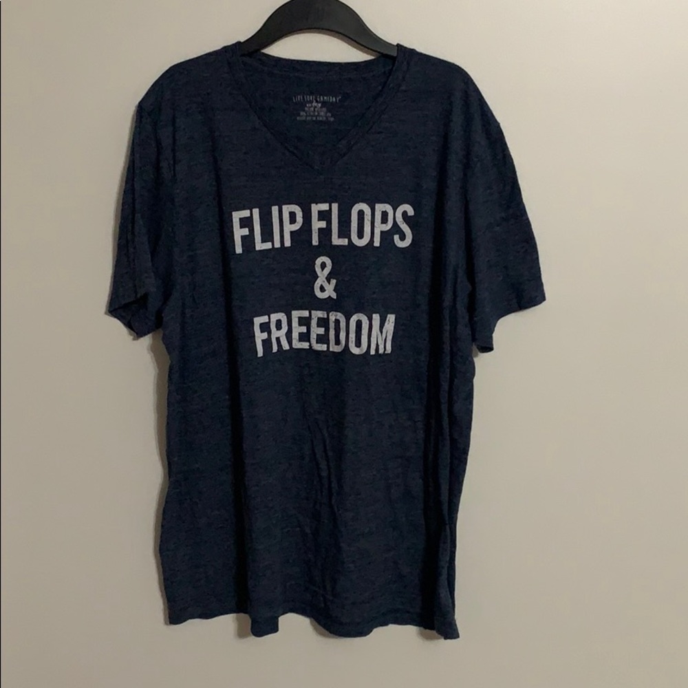 Flip-flops and freedom T-shirt